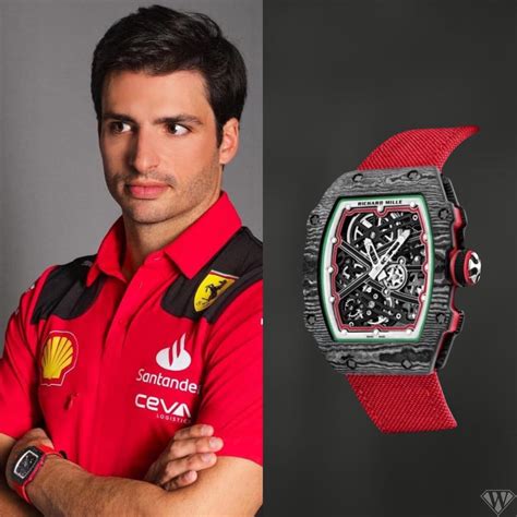 richard mille watch carlos sainz|Carlos Sainz watch.